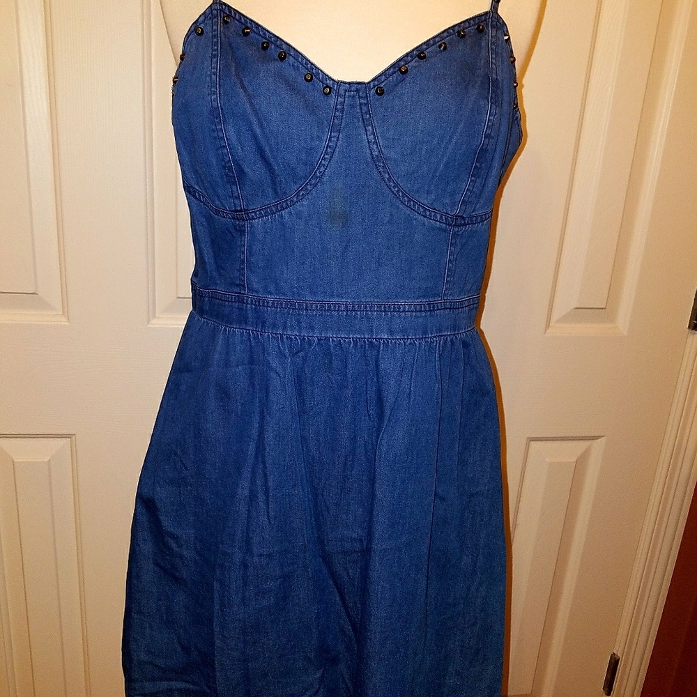 ♡Dizzyliss chambray girls size L dress